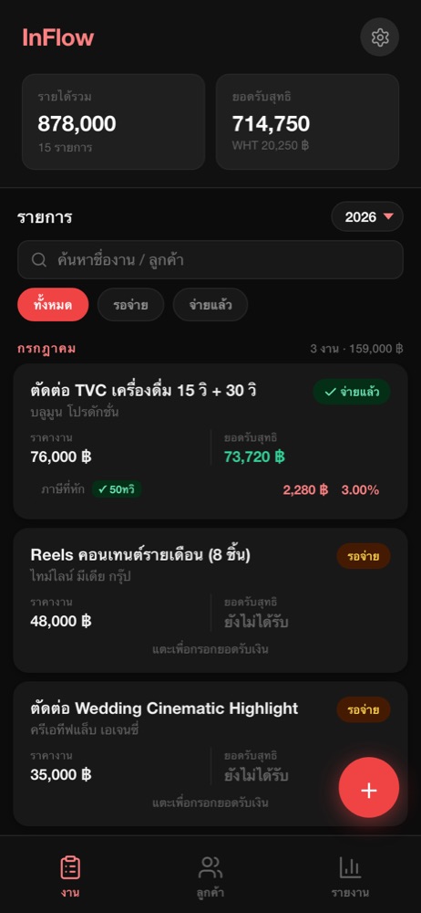 Income & Tax Tracker - InFlow - Good Jobs Product